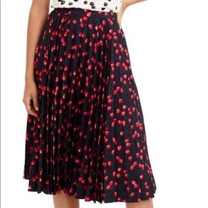 J.Crew Cherry midi skirt size 00